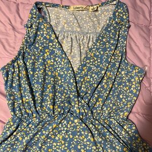 Liberty Blue Floral Dress